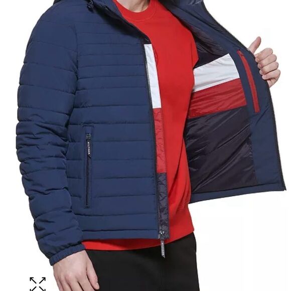 New! Tommy Hilfiger| Mens Jacket| Comfort Bi-Stretch|Lightweight insulation| Zip - Picture 17 of 17